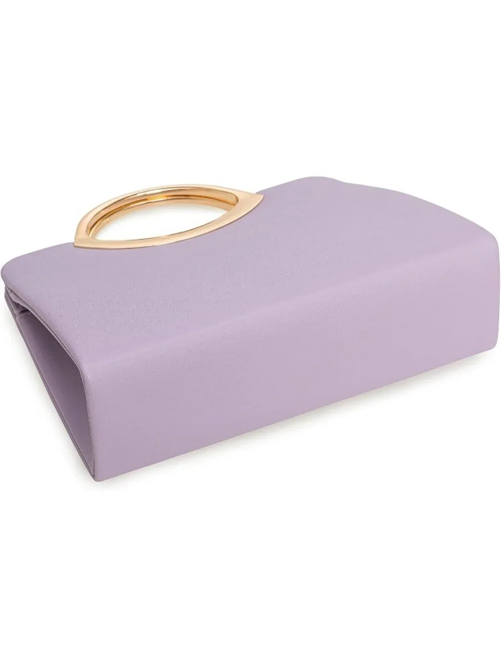 👜Women's Lavender Small Dressy Handbag Evening Bag Circle Handle Elegant Purse